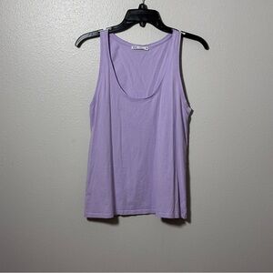 Zara Women Athletic Lilac/purple Tank Top Size XS.